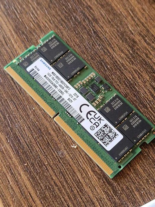 Пам'ять Samsung SODIMM DDR5 4800 CL40 16GB