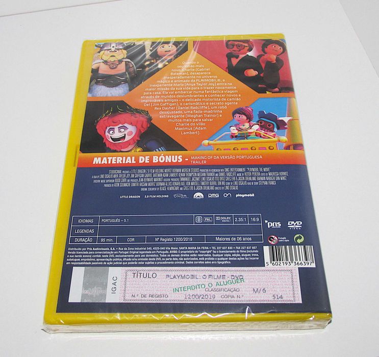 Playmobil "O Filme" Filme DVD