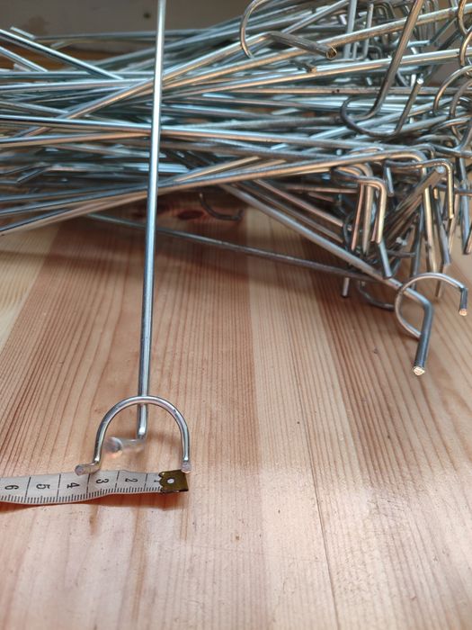 79 szt Haczyki do kratownicy ekspozytora 30 cm
