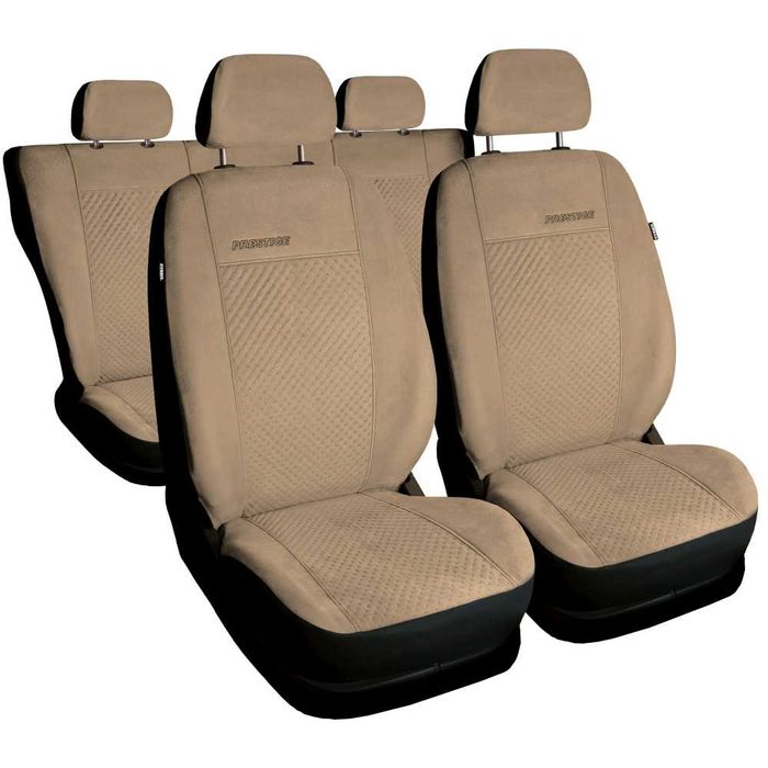 Pokrowce na siedzenia alcantara Seat Altea Toledo Ibiza Leon Cordoba