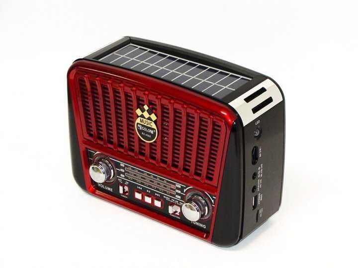 Радиоприемник радио GOLON-RX-456 с солнечной батареей USB+SD
