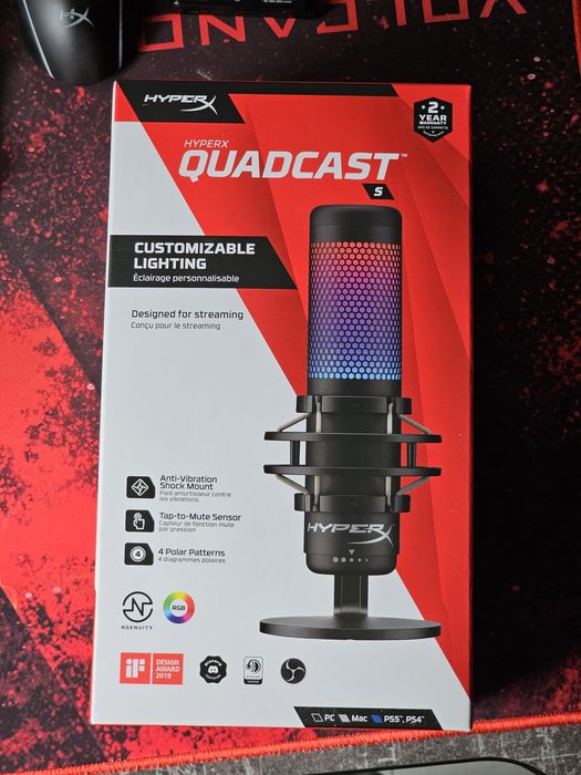 Мікрофон HyperX Quadcast s