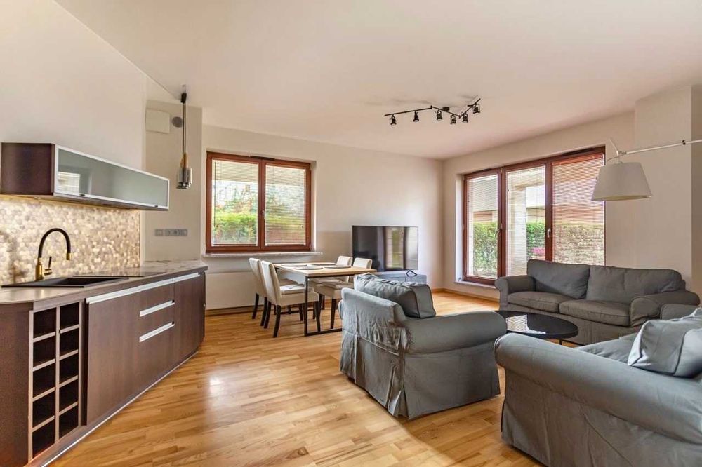 3 pokojowe 75m² + Ogródek. Marina Mokotów, ul. Łagodna