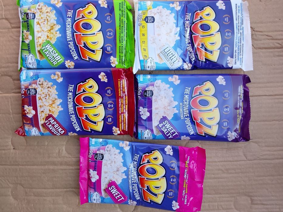 30x popcorn do mikrofalówki mix