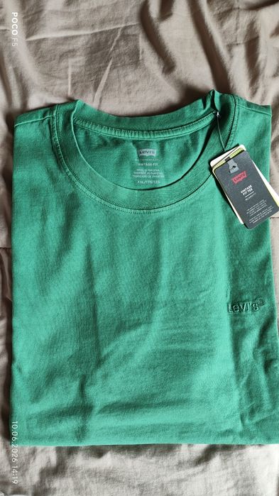 Levi's zielony szmaragdowy t-shirt rozm XXL jak XXXL 3XL