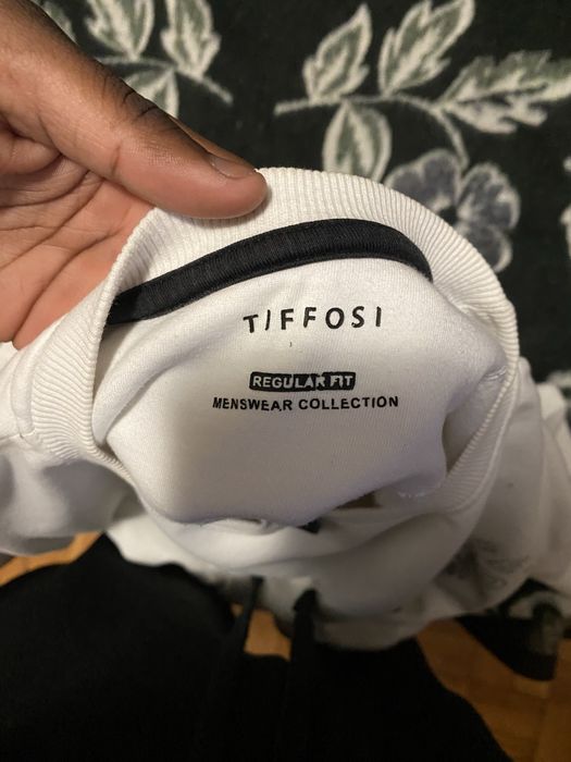 Sweatshirt Tiffosi Branca “Reconnect” - Bolsos com fecho Tam - M
