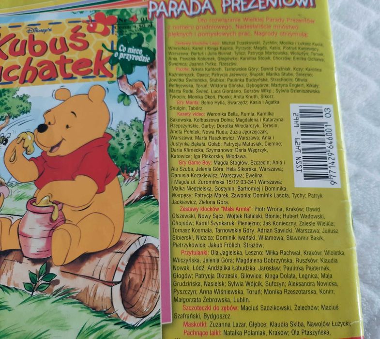 Kubuś Puchatek, 3/2001, Egmont (Książeczki dla dzieci, czasopismo)