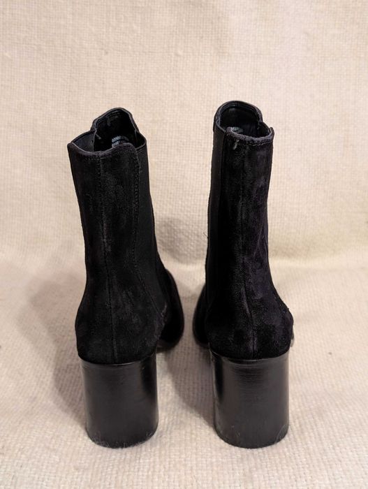 Botki damskie skórzane, zamszowe