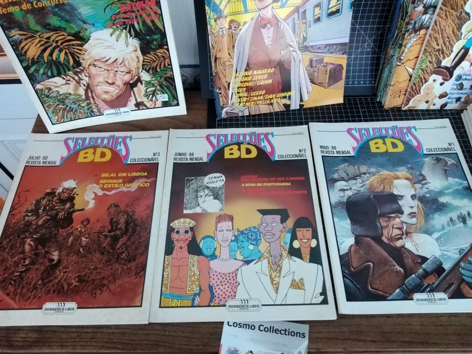 Revistas Selecções BD colecção anos 80 e 90. Primeiros números