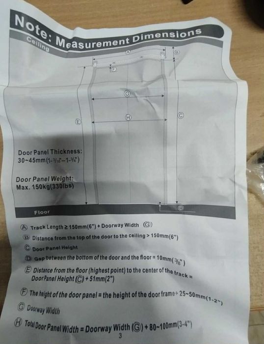 System do drzwi przesuwnych W080193