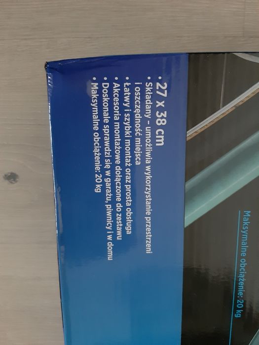 Wieszak ścienny na rower męski nowy