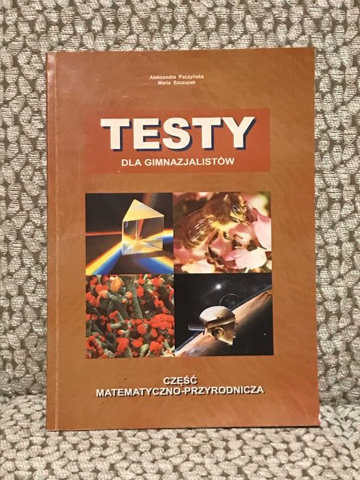 Książka - Testy dla gimnazjalistów
