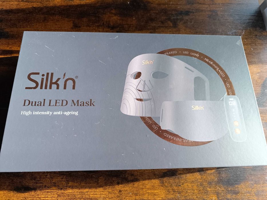 Maska dual LED na twarz i szyję