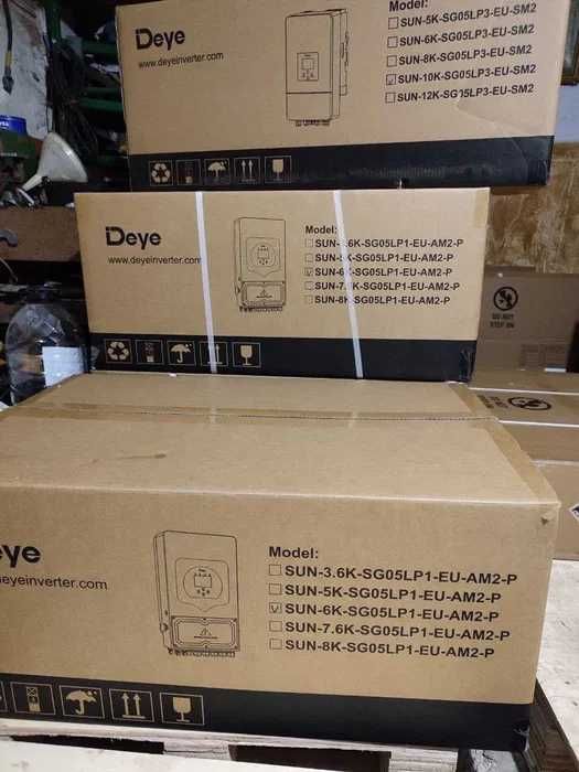 Deye інвертори/акумулятори
