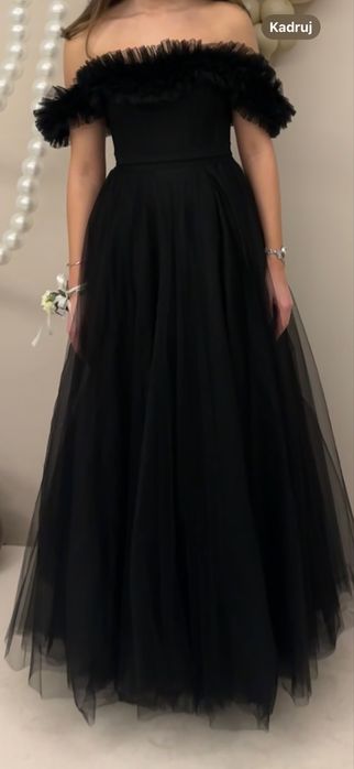 Sukienka czarna maxi