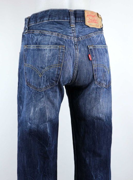Levis 501 spodnie jeansy W31 L34 pas 2 x 39 cm