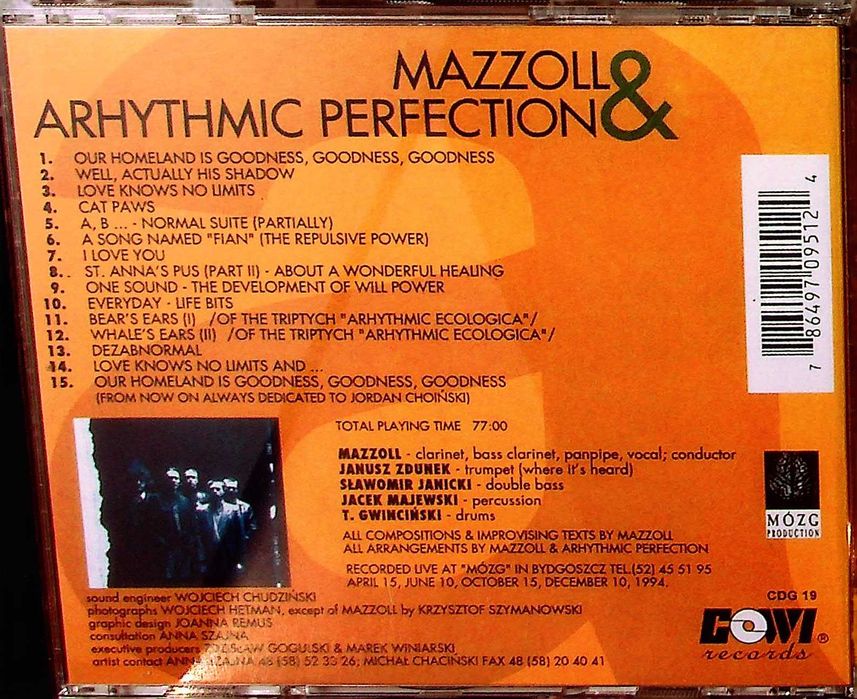 Mazzoll & Arhythmic Perfection,  A, unikat