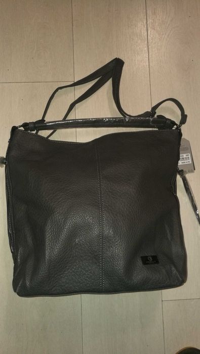 Torebka na ramię i do ręki szara