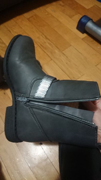 Buty bootki futerko kożuch zima 35