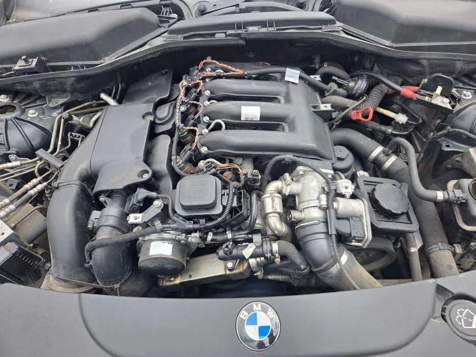 Kompletny silnik BMW E60 E61 520d 163KM M47 w aucie do odpalenia gwarancja e90 e87