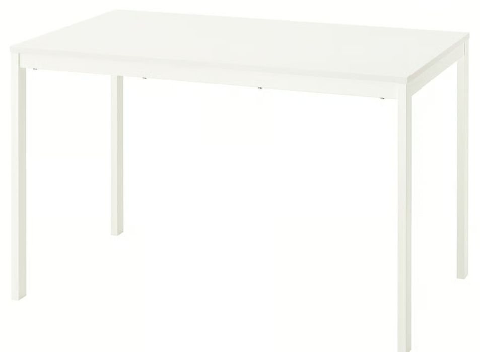 Mesa extensível Vihals-Ikea, branco, 120/180x74 cm