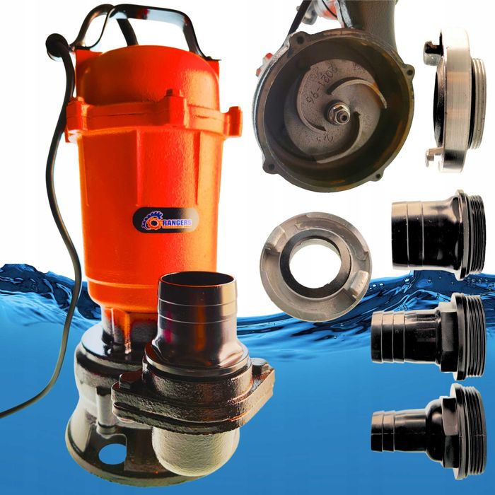 POMPA Do Wody Brudnej Szamba z Rozdrabniaczem 3850W ŻELIWO