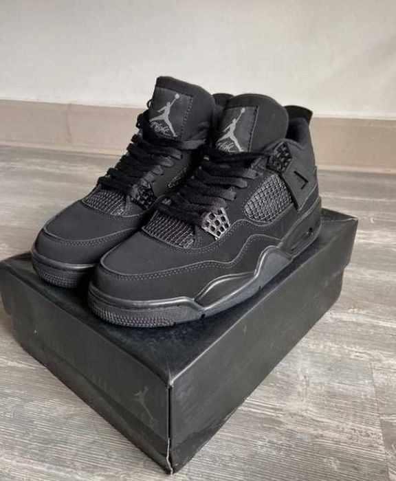 ButyDamskie Jordan 4 Retro Black Cat Nowy z metką R.41