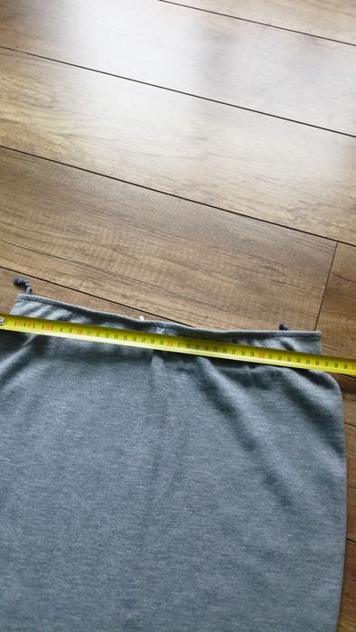 Szara spódnica ołówkowa elastyczna 38