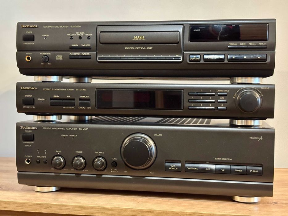 Tuner radiowy Technics ST-GT350 + akcesoria + dokumenty stan idealny