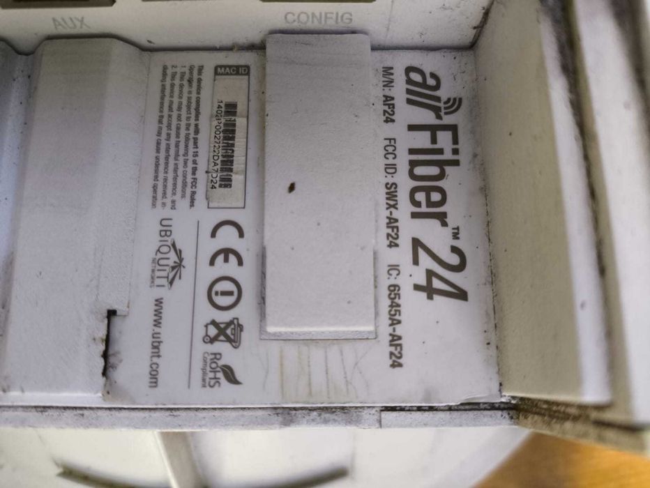 Ubiquiti Networks airFiber AF-24 Gigabitowe radio punkt-punkt
