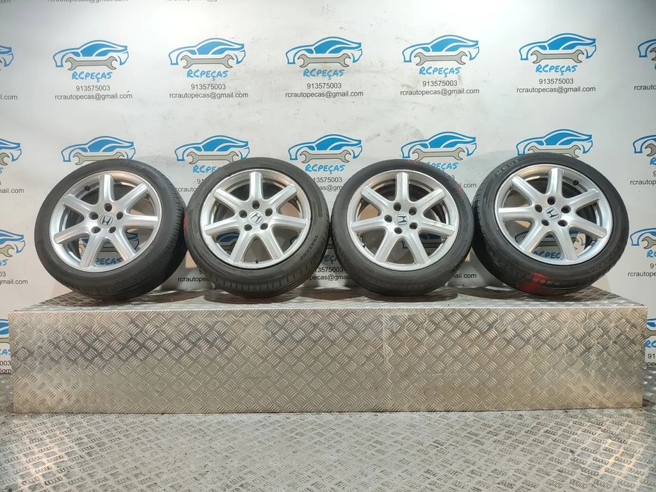 Conjunto Jantes 17 Originais Honda Civic 8 VIII FK 7J ET55 5x114,3J