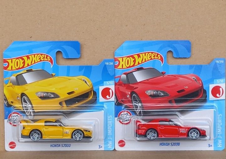 Conj 2 hot wheels honda s2000