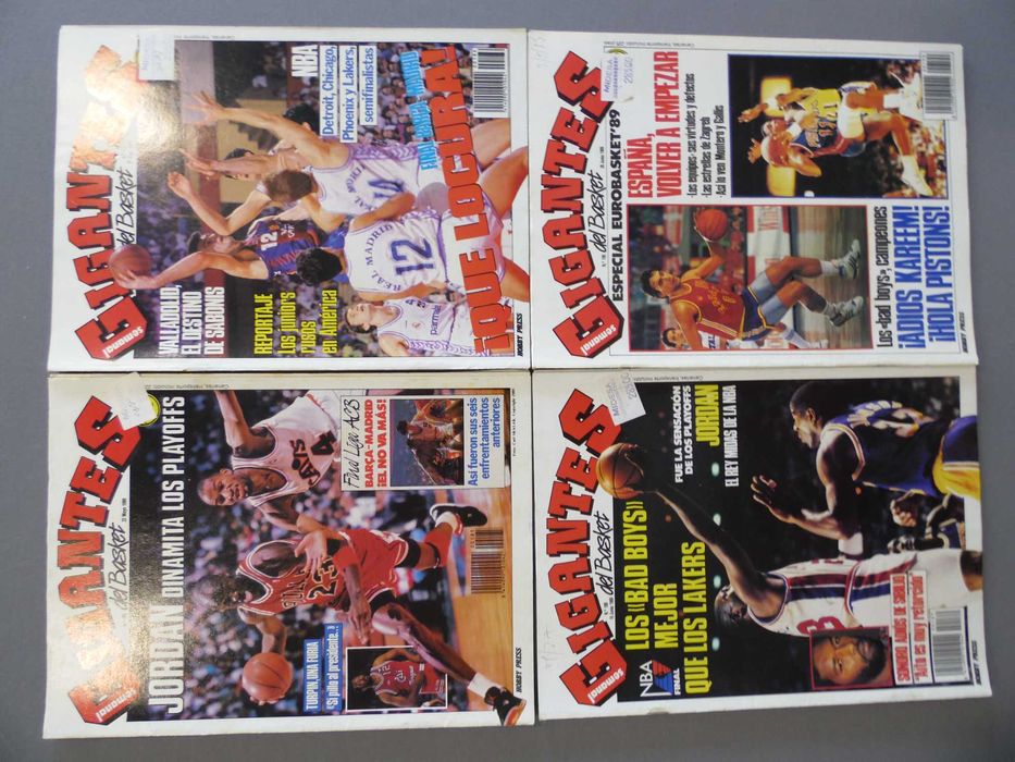Colecção de Revistas Gigantes del Basket