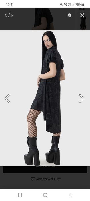 Killstar sukienka midi XS
