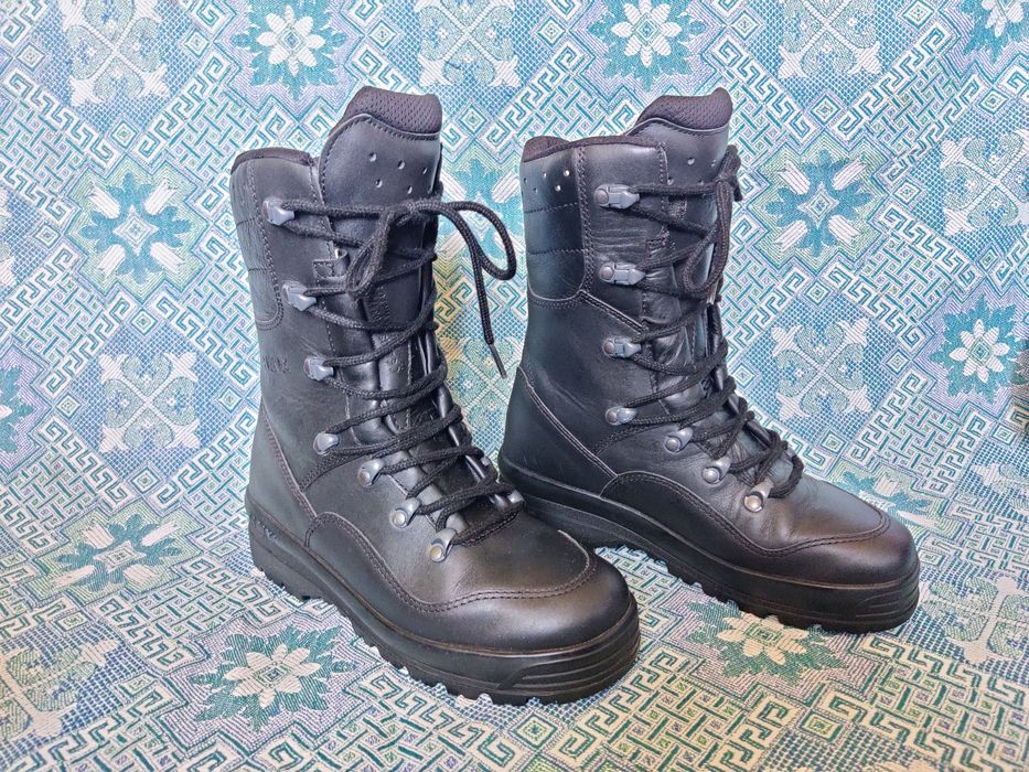 Шкіряні чорні черевики ботинки haix high walker 39 тактичні демісезоні