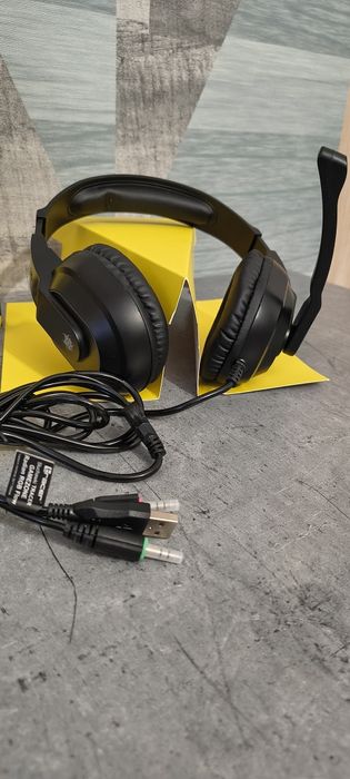Słuchawki multimedialne Tracer Gamezone Radian RGB Flow z mikrofonem.