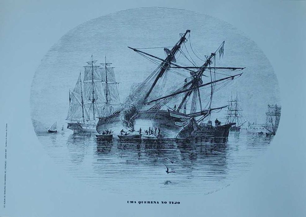 4 Gravuras de J.Pedrozo (João Pedroso), ano 1867