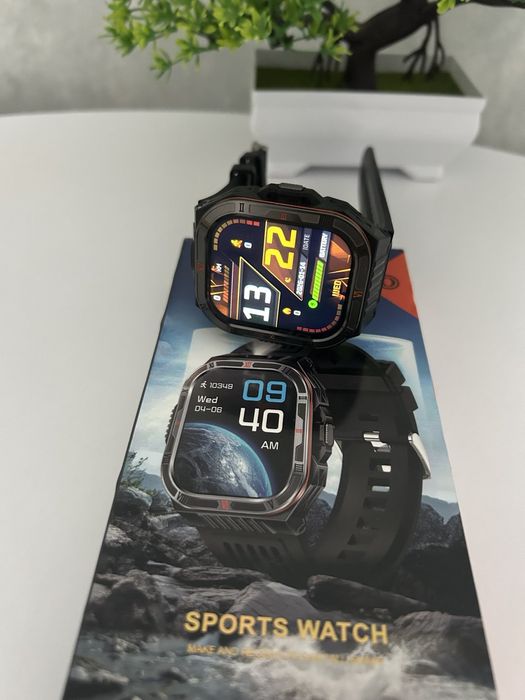 Тактичний годинник|Смарт часы|Smart Watch LIGE HT38