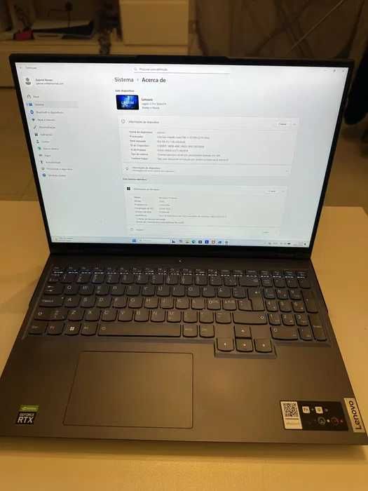 Portátil Gaming Lenovo Legion Pro 5 (2022) – RTX 3070
