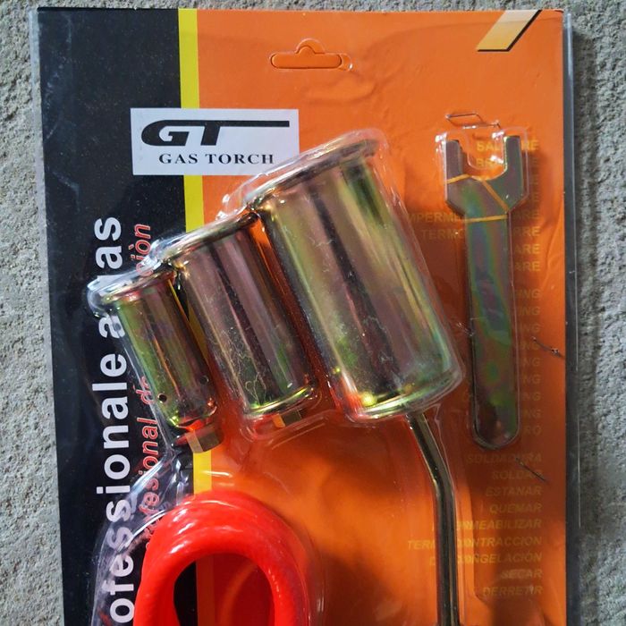 PALNIK GAZOWY dekarski do opalania do papy 3 DYSZE wymienne wąż