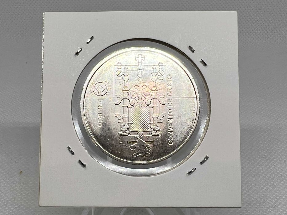 Portugal 2004 - 5 Euros - Prata - Património Mundial da Unesco – Convento de Cristo em Tomar