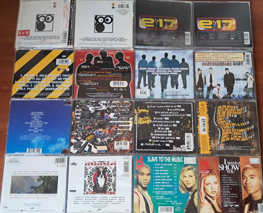 Backstreet Boys East 17 M People Lovers Fatboy Slim Bomfunk Kings Alexia Twenty 4 Seven