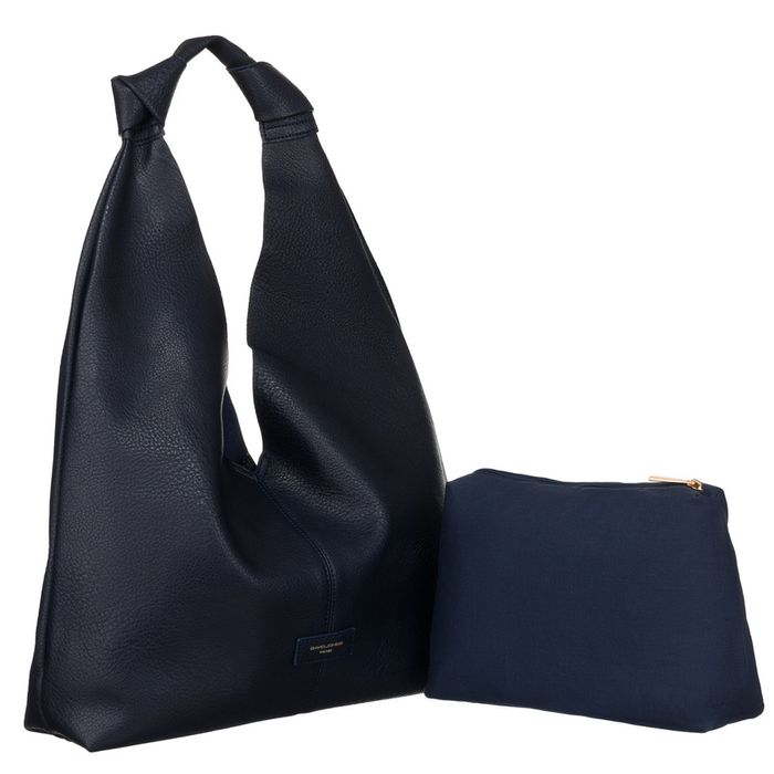 duża torebka-worek ze skóry ekologicznej - david jones