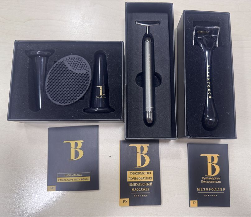 Blacktouch Вакуумні баночки, мезоролер, Імпульсний вібромасажер