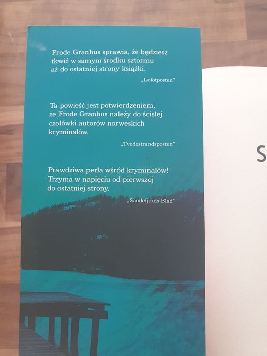 Sztorm - Frode Granhus thriller książka  . wyd. ŚWIAT KSIĄŻKI