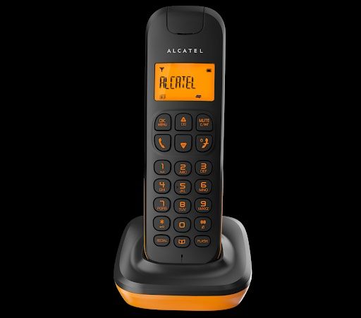 Telefone sem fios marca Alcatel D135 Laranja |  Novo