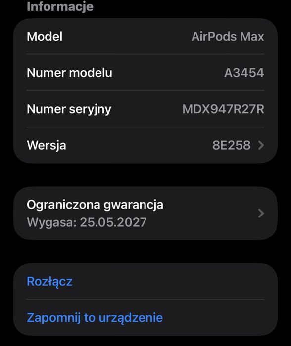 Sprzedam słuchawki Ari Pods MAX 2