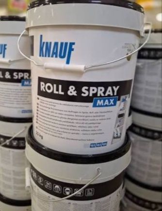 Knauf Roll and spray 25 kg Gotowa masa szpachlowa