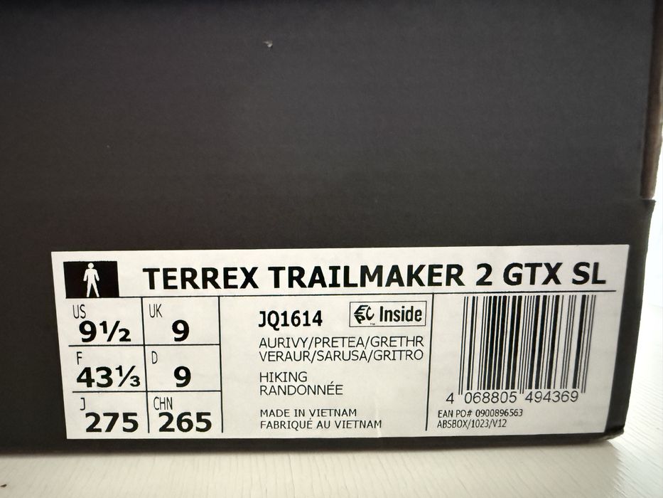 Meskie buty Adidas TERREX TRAILMAKER 2 GTX SL  rozmiar 43 1/3 Gore-Tex