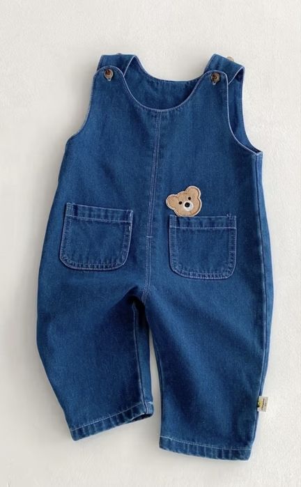 Джинсовий дитячий комбінезон